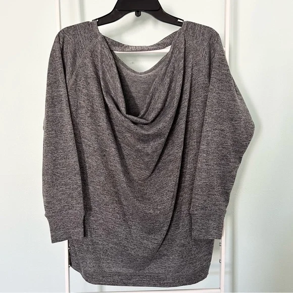 Club Monaco Dolman Sleeved Sweatshirt with Vented Back - Picture 3 of 3